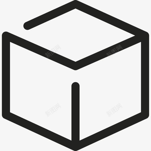 三维立方体形状图形编辑图标svg_新图网 https://ixintu.com 三维立方体 图形编辑 形状