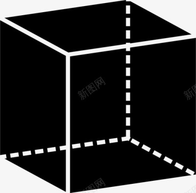 几何体立方体形状图标图标