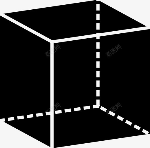 几何体立方体形状图标svg_新图网 https://ixintu.com 几何体 几何体四边形立方体形状 四边形 形状 立方体
