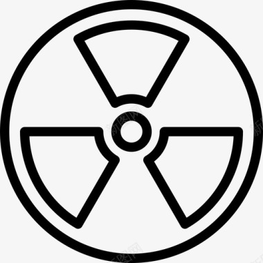核辐射放射性图标图标
