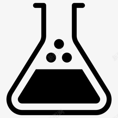 研究化学实验图标图标