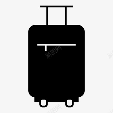 行李旅行旅行箱图标图标