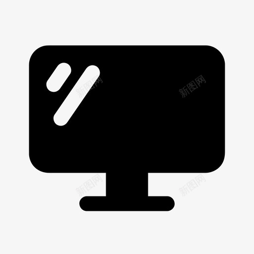 显示器电脑在线图标svg_新图网 https://ixintu.com 在线 基本图标所有尺寸 显示器 电脑 网站