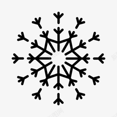 雪花高山圣诞节图标图标