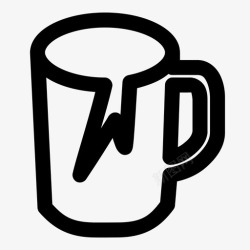 杯子破了破杯子杯子玻璃图标高清图片