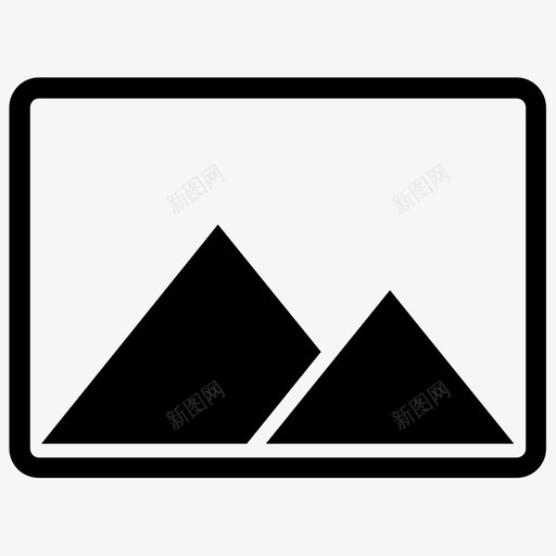 图像风景山图标svg_新图网 https://ixintu.com 图像 图片 山 照片 风景