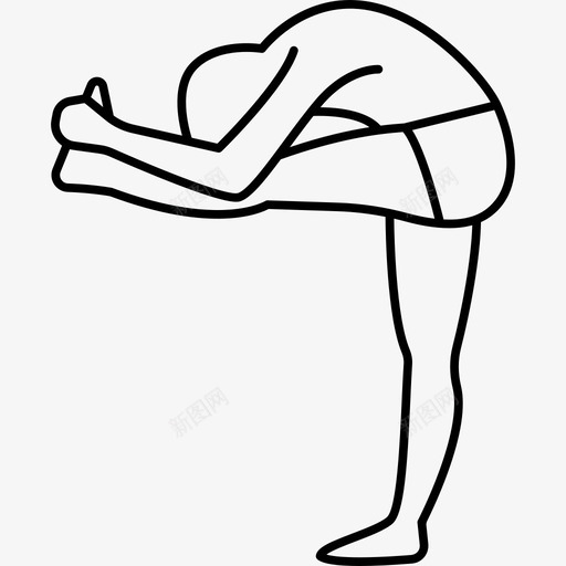 男子伸展左腿和弯曲腰部运动瑜伽和普拉提图标svg_新图网 https://ixintu.com 手臂和腿部伸展运动瑜伽 瑜伽和普拉提 男子伸展左腿和弯曲腰部 运动