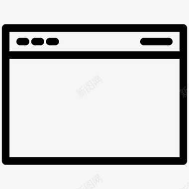 窗口浏览器导航器图标图标