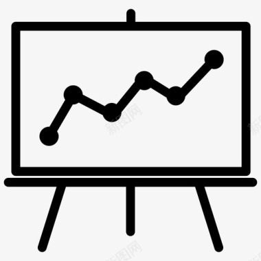 演示文稿图板图表图标图标