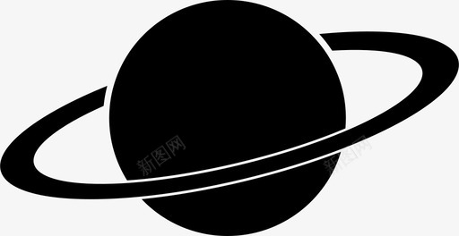 行星土星恒星图标图标