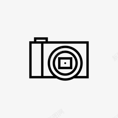 数码相机单反相机镜头图标图标
