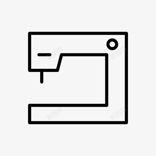 缝纫机家用电器图标svg_新图网 https://ixintu.com 家用电器 缝纫机
