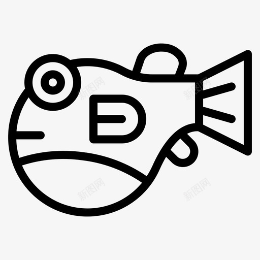 河豚日本刺身图标svg_新图网 https://ixintu.com 刺身 卡通河豚鱼 日本 日本轮廓 河豚