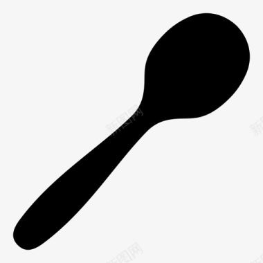 勺子餐具厨房用具图标图标