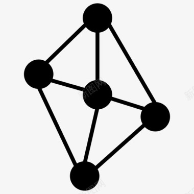 网格建模网络图标图标
