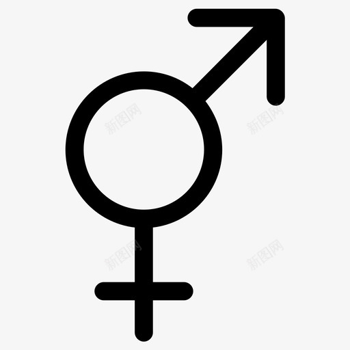 性别女性男性女性图标svg_新图网 https://ixintu.com 女性 性别 男性女性
