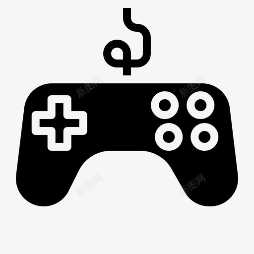 游戏板游戏控制器视频游戏图标svg_新图网 https://ixintu.com 多媒体固态 游戏控制器 游戏板 视频游戏