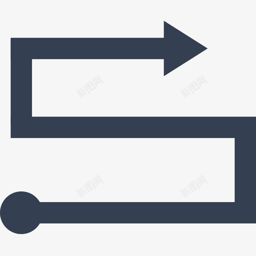 流程图标_连接线svg_新图网 https://ixintu.com 流程图标_连接线