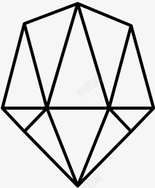 钻石翡翠宝石图标图标