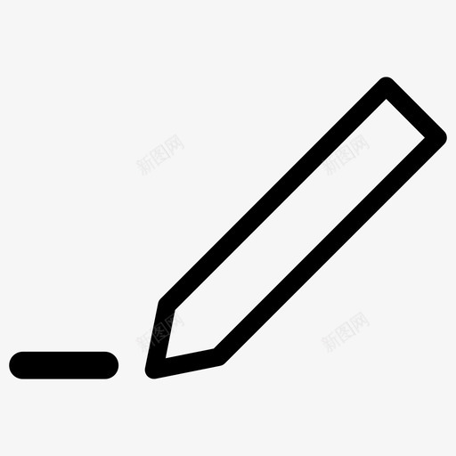 编辑铅笔书写图标svg_新图网 https://ixintu.com 书写 图标 编辑 铅笔
