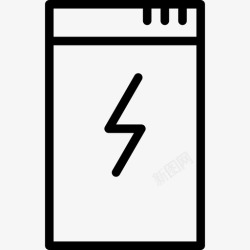 聚合电池手机电池离子锂图标高清图片