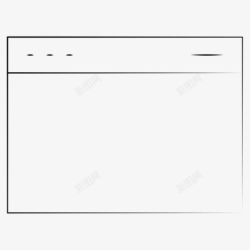 窗口浏览器手绘网页开发图标svg_新图网 https://ixintu.com 手绘网页开发 浏览器 窗口