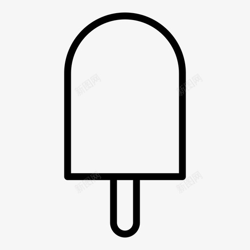冰棒食物冰图标svg_新图网 https://ixintu.com 冰 冰棒 冰淇淋 食物