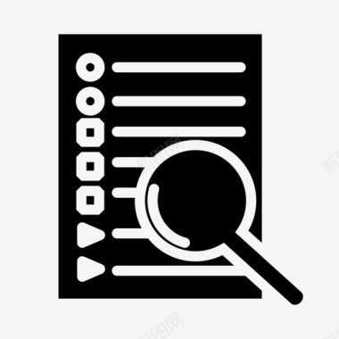搜索文档项目符号列表查找图标图标