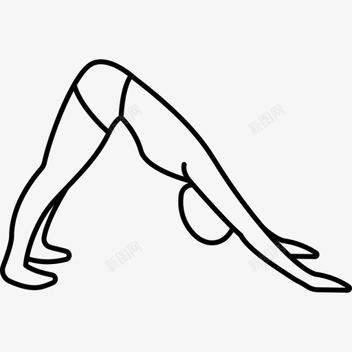 男士屈腰运动瑜伽和普拉提图标svg_新图网 https://ixintu.com 瑜伽和普拉提 男士屈腰 运动