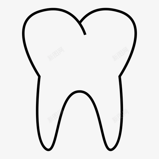 牙齿健康磨牙图标svg_新图网 https://ixintu.com 健康 牙齿 磨牙