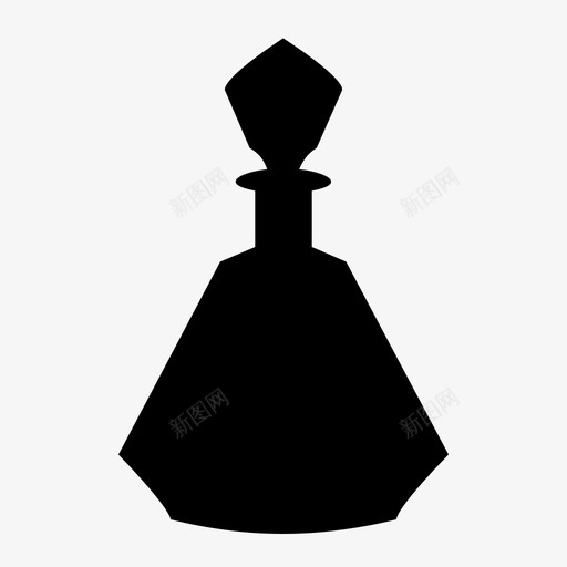 一瓶香水香水美容图标svg_新图网 https://ixintu.com 一瓶香水 美容 香水