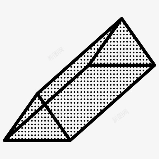 圆锥体点状物图标svg_新图网 https://ixintu.com 圆锥体 点状物