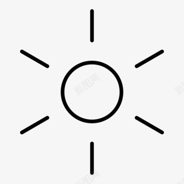 太阳界面图标图标