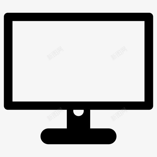屏幕电脑电脑屏幕图标svg_新图网 https://ixintu.com 填充式网页 屏幕 平板电视 电脑 电脑屏幕