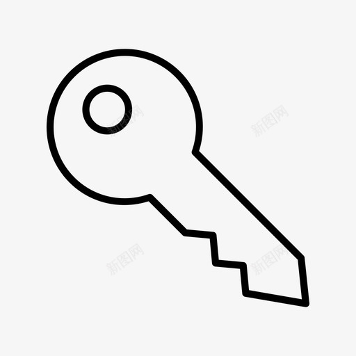 钥匙房子钥匙万能钥匙图标svg_新图网 https://ixintu.com 万能钥匙 房子钥匙 钥匙