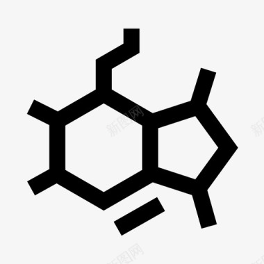 化学键化学绳索图标图标