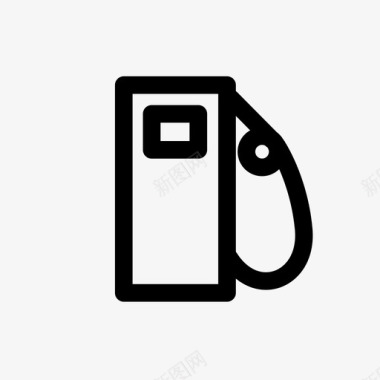 煤气泵汽车燃料图标图标