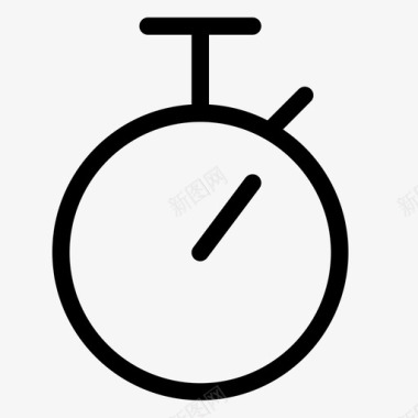 计时器铃关图标图标