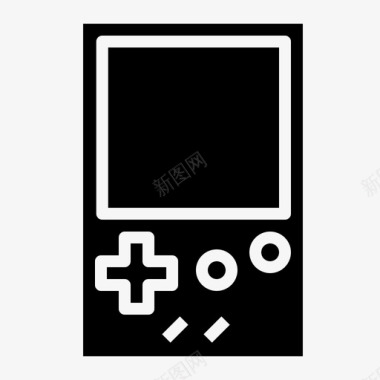 游戏手持游戏机便携式游戏图标图标