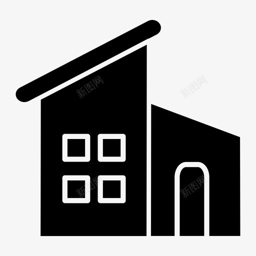 家房子我的家图标svg_新图网 https://ixintu.com 卖掉 家 我的家 房子