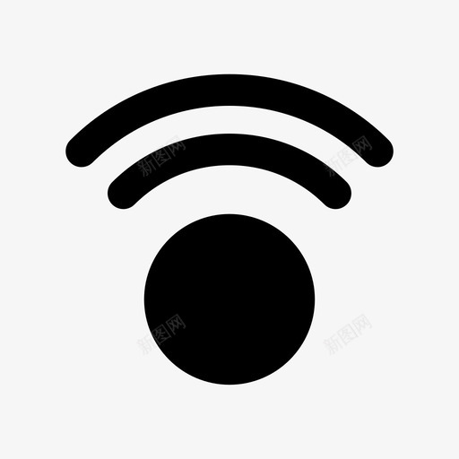 wifi免费互联网图标svg_新图网 https://ixintu.com wifi 互联网 免费 网络