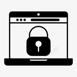 隐私策略数据隐私策略gdpr笔记本电脑图标高清图片