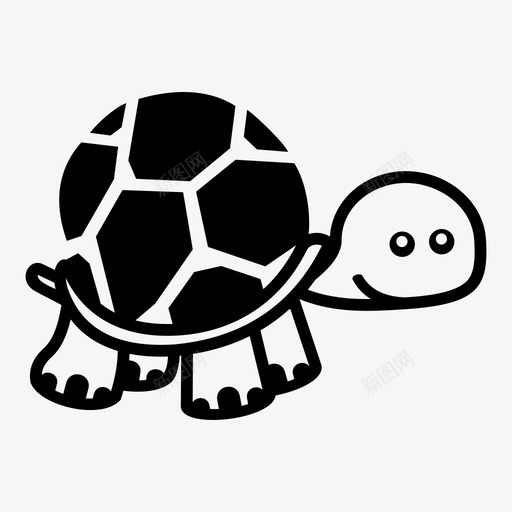 乌龟动物玩具动物图标svg_新图网 https://ixintu.com 乌龟 动物 动物玩具 动物脸 可爱的动物 填充动物