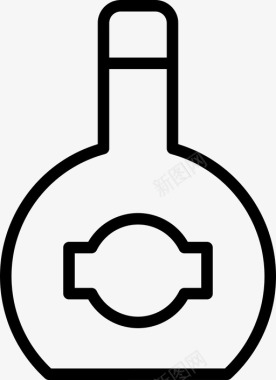白兰地酒精瓶子图标图标