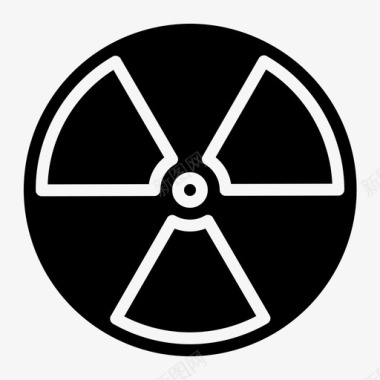 辐射原子能卫生保健图标图标