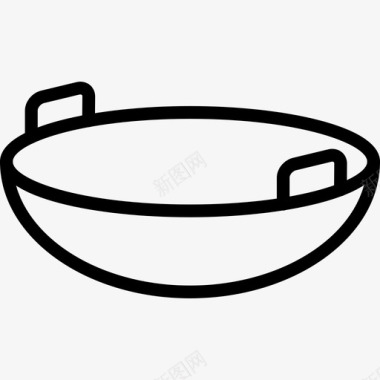 炒锅厨房厨房用具图标图标