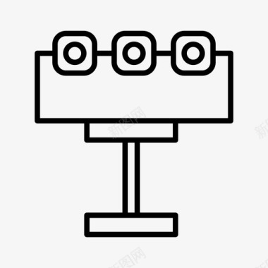 聚光灯电灯家具图标图标