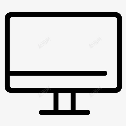 电脑台式机mac图标svg_新图网 https://ixintu.com mac 台式机 屏幕 显示器 电脑