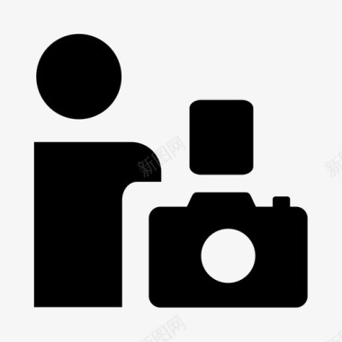 摄影师摄影记者用户图标图标