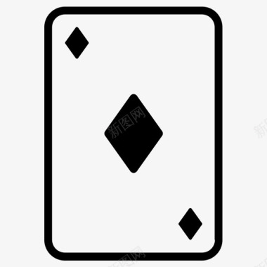 钻石卡赌场赌博图标图标